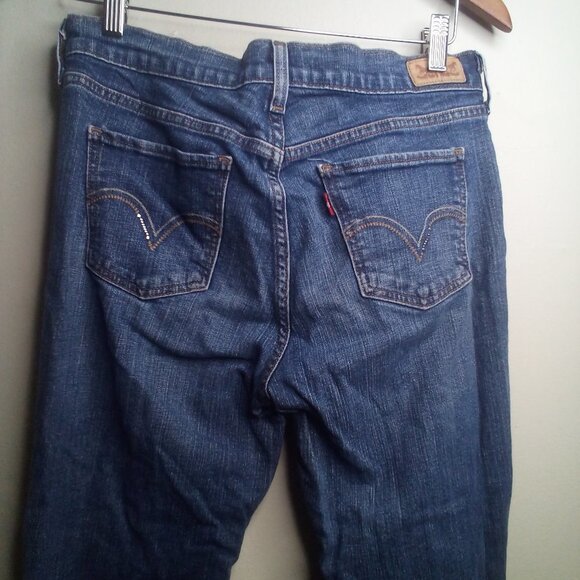 Levis 515 Boot Cut Jeans 10 S Women Blue - Picture 4 of 16